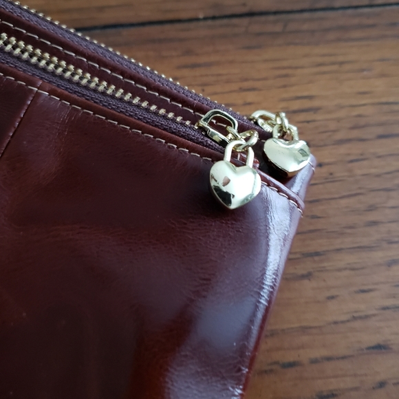 Brighton Brown Small Leather Zipper Wallet - Picture 3 of 9